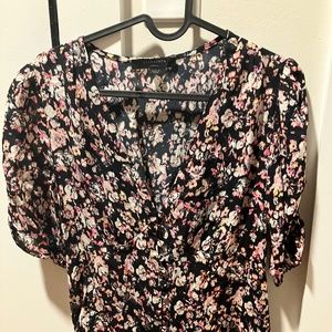 All Saints Floral Blouse